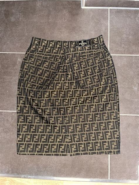 fendi zucca skirt|fendi zucca 197 price.